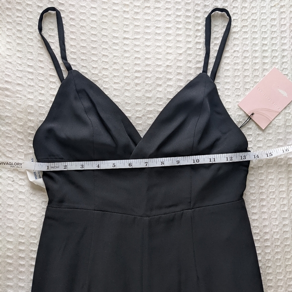 Fame and Partners Jumpsuit in Black NWT - Picture 7 of 14